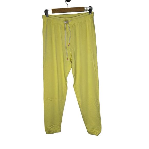 NWT Marine Layer Womens Blake Vintage Terry Joggers Small Sweatpants Pale Banana - Picture 1 of 9
